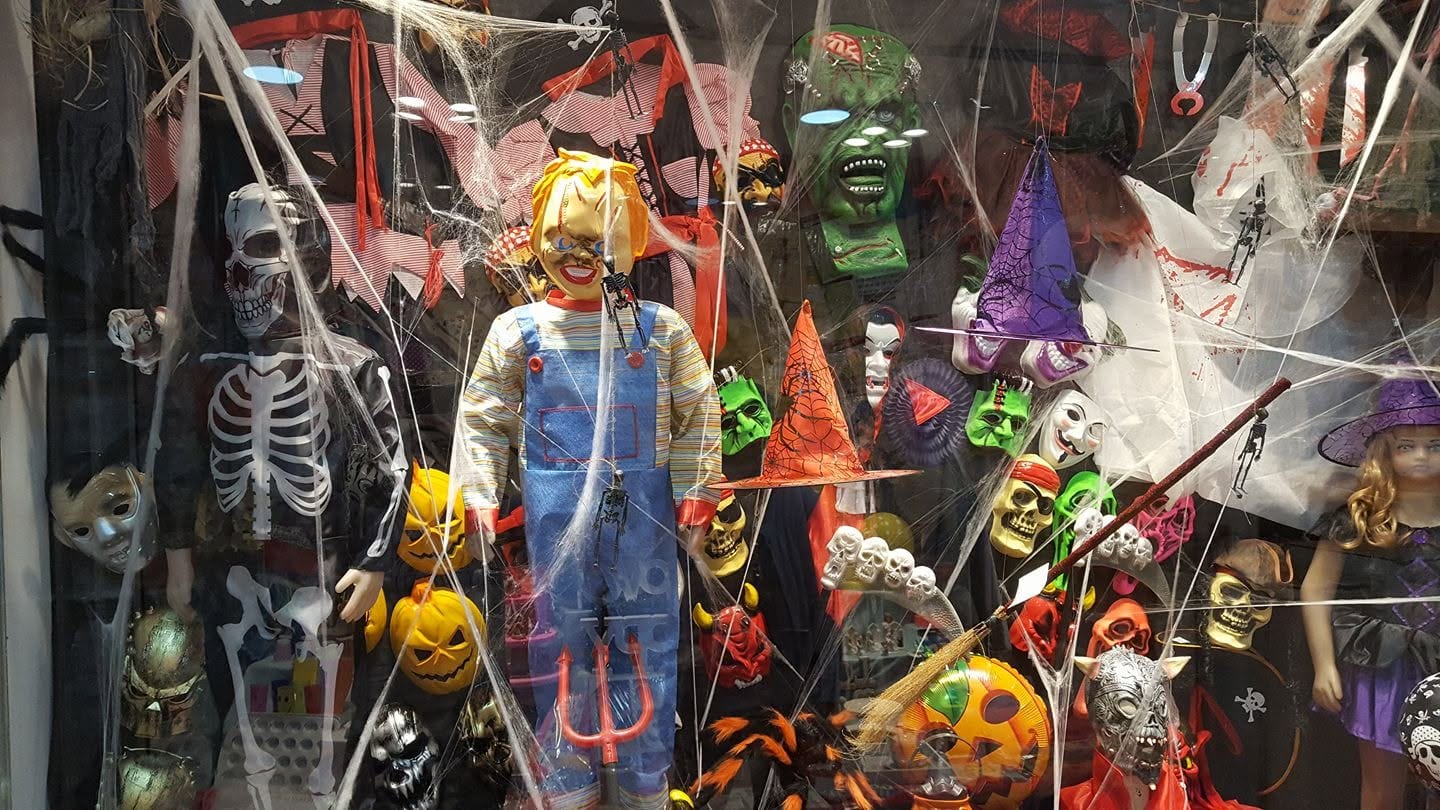 Vidriera de Halloween