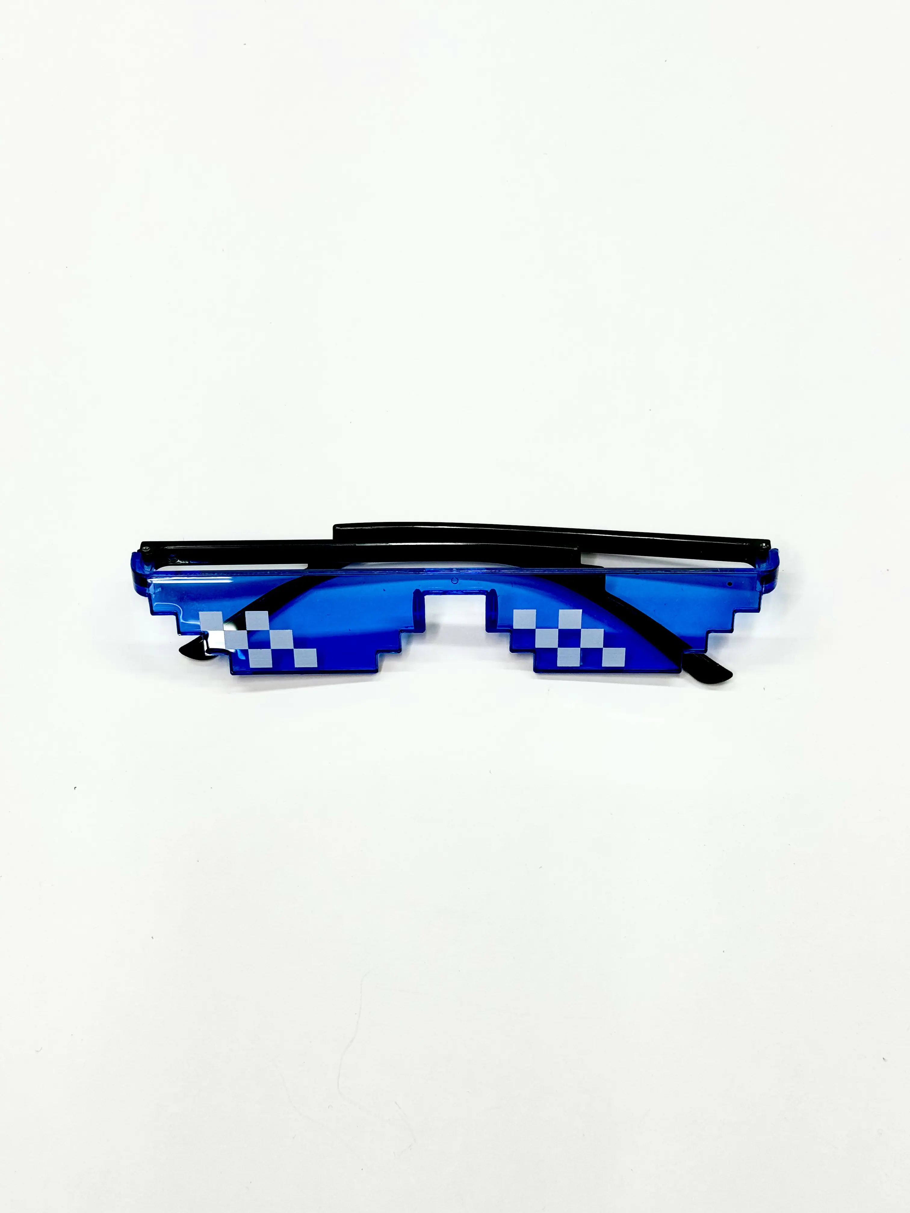 Anteojo pixel · azul