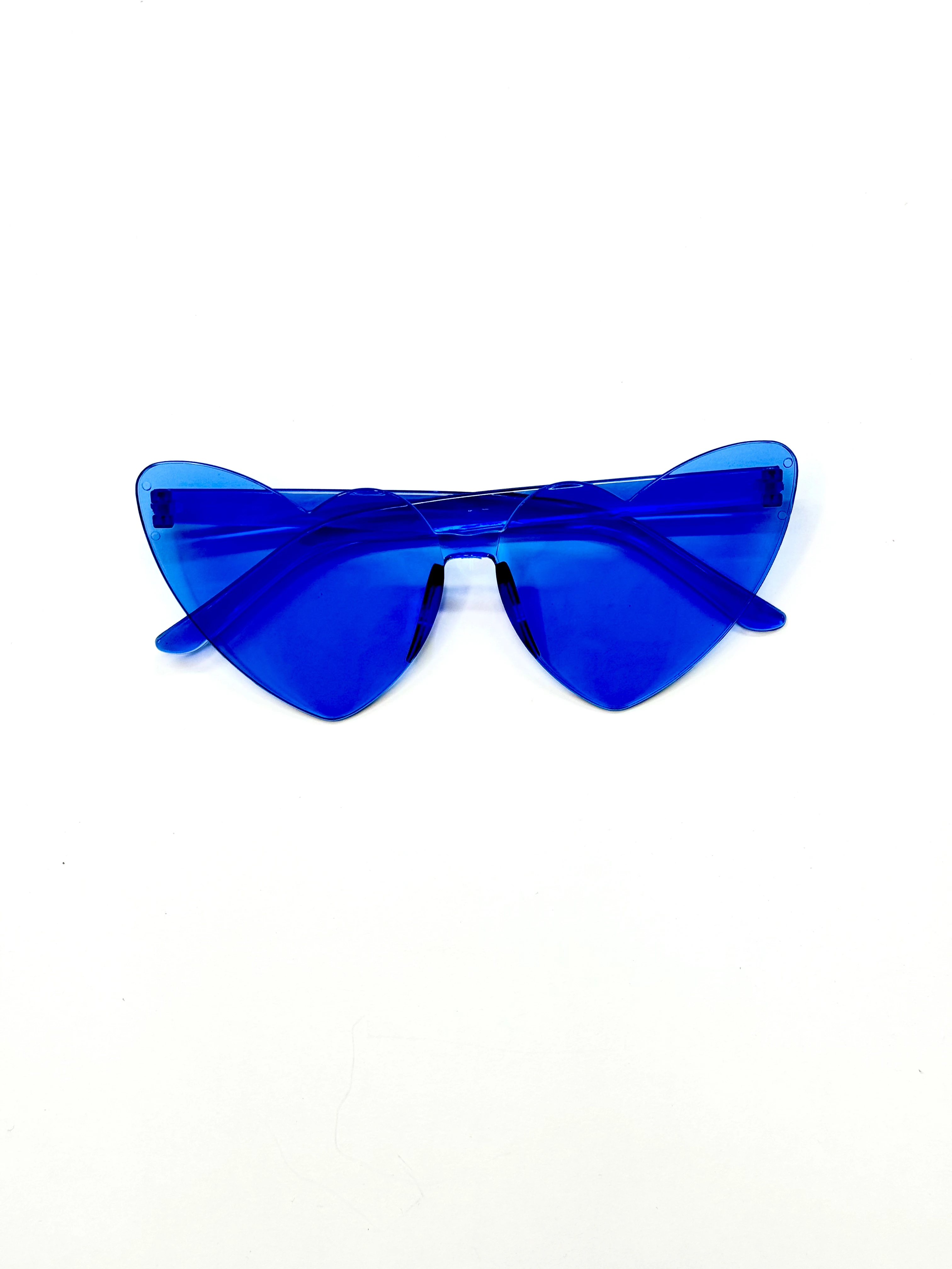 Anteojos corazón · azul