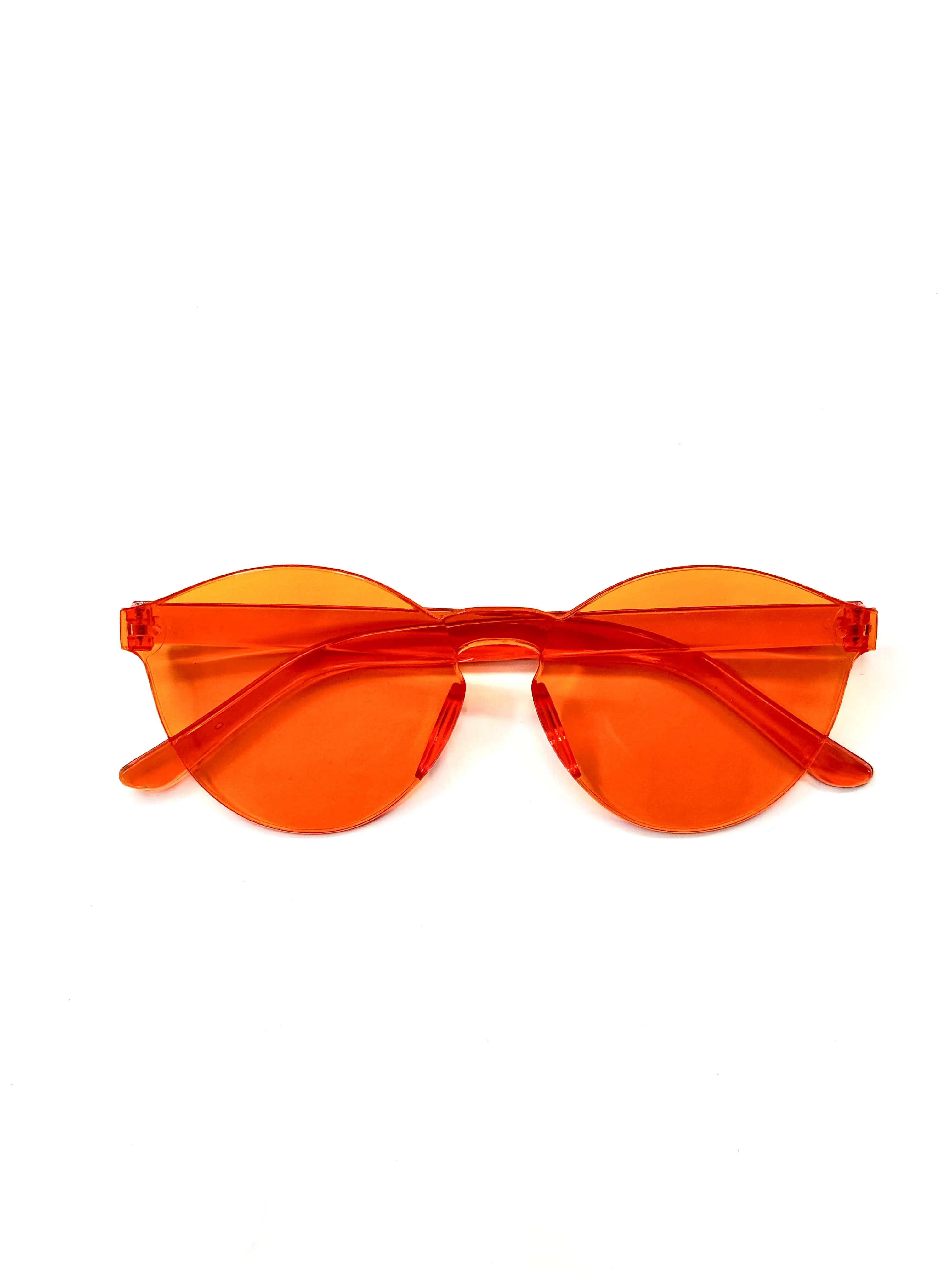 Anteojos ovalados · naranja