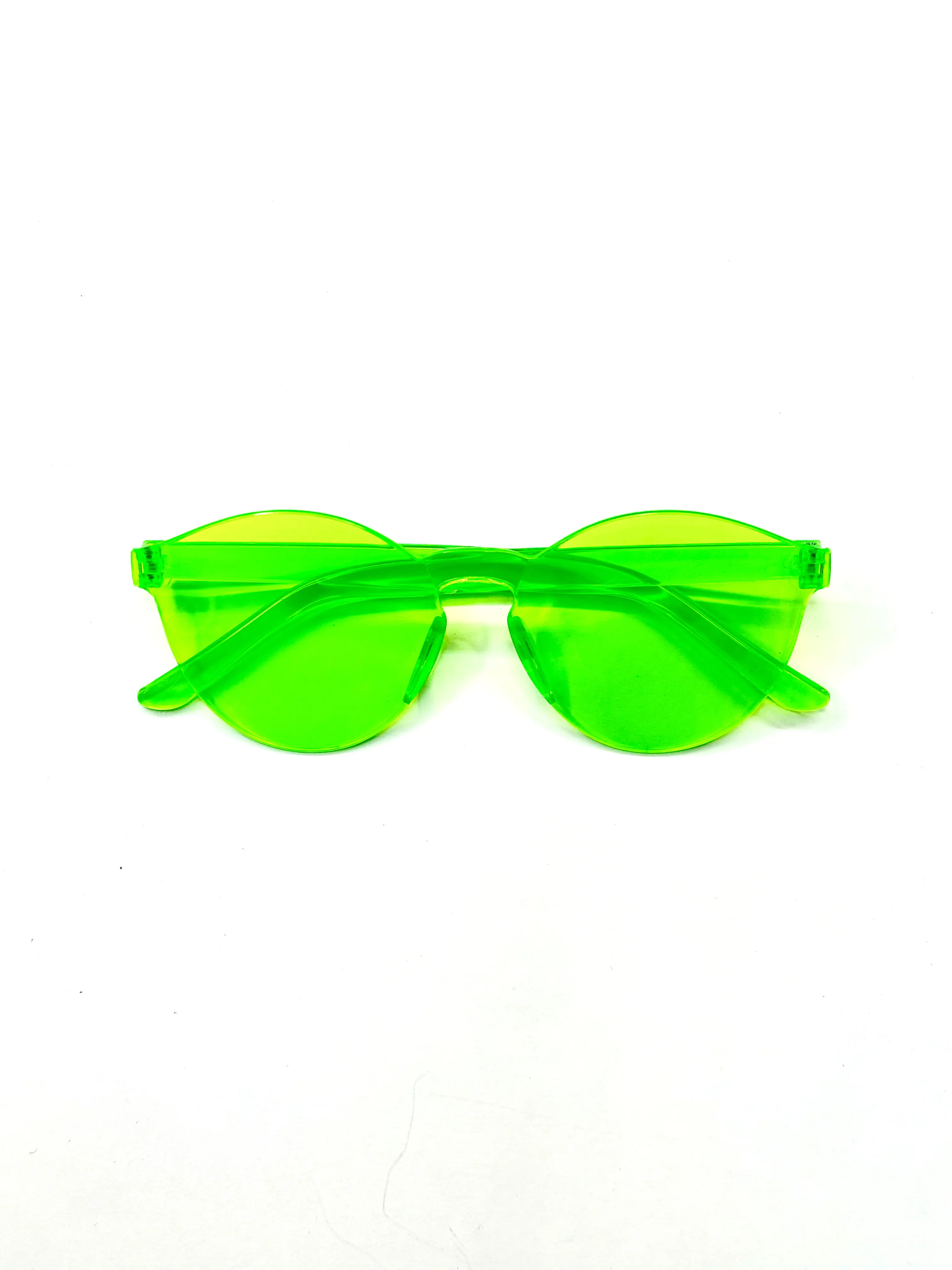 Anteojos ovalados · verde