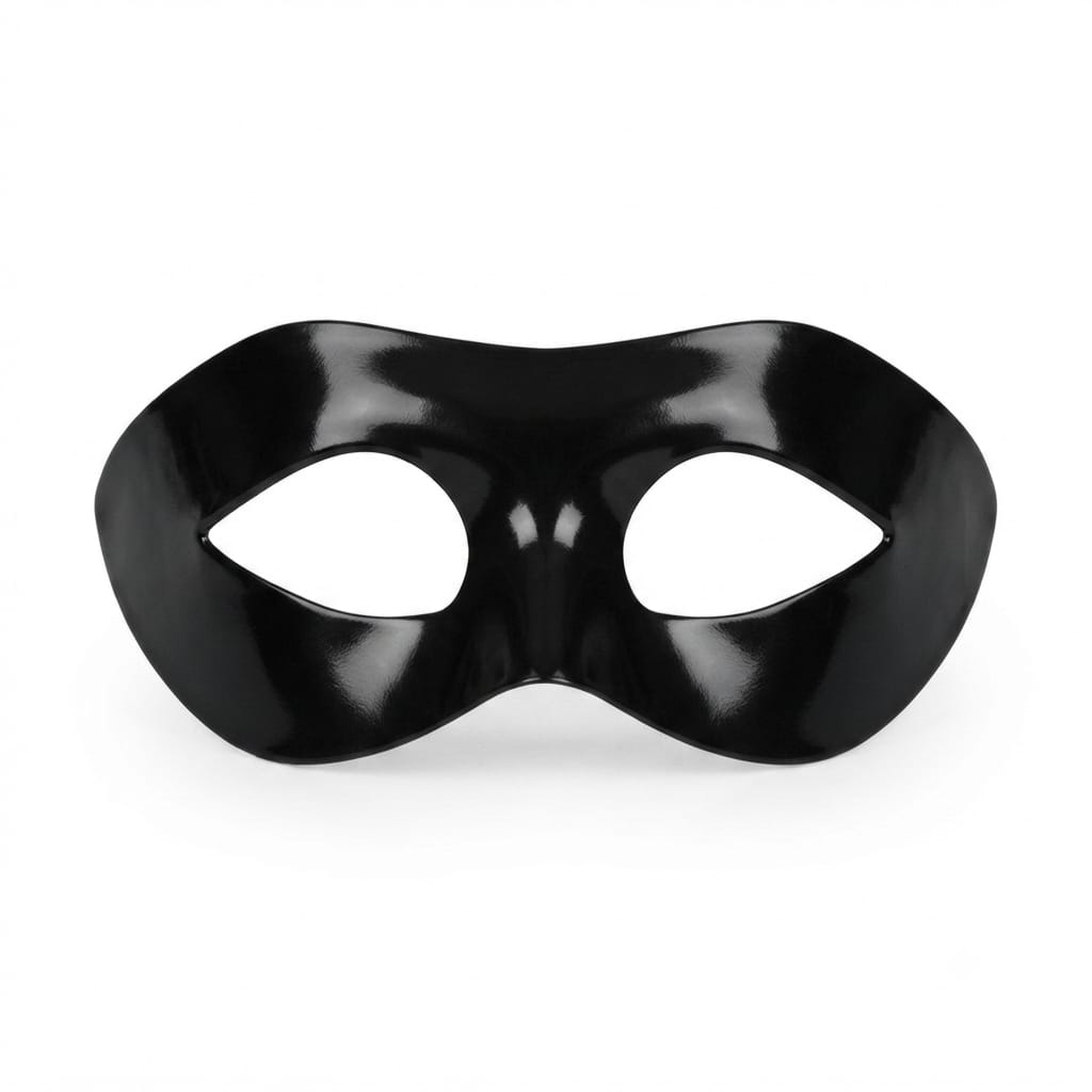 Antifaz veneciano liso · negro