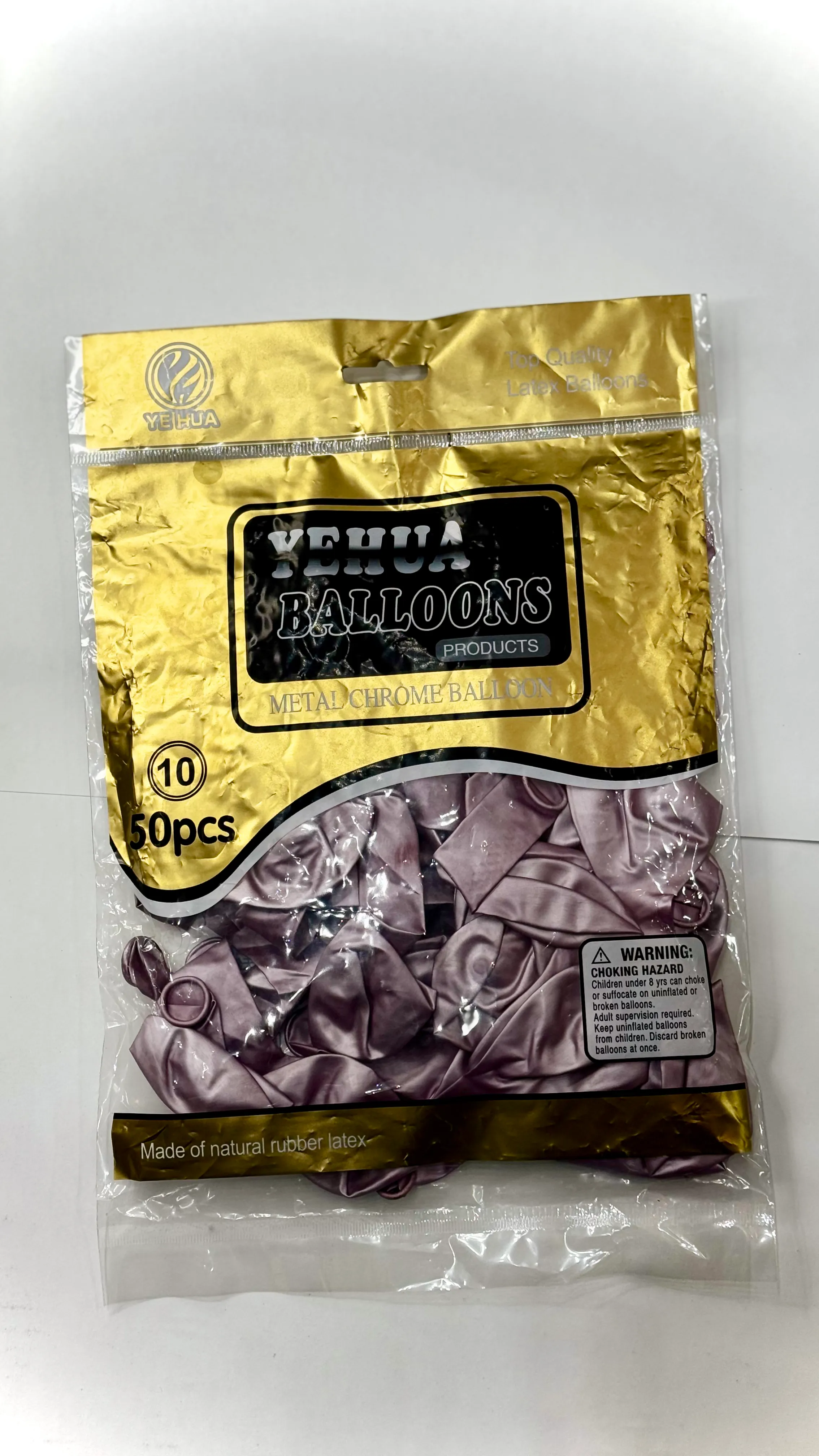 Globos Chrome x50 · morado