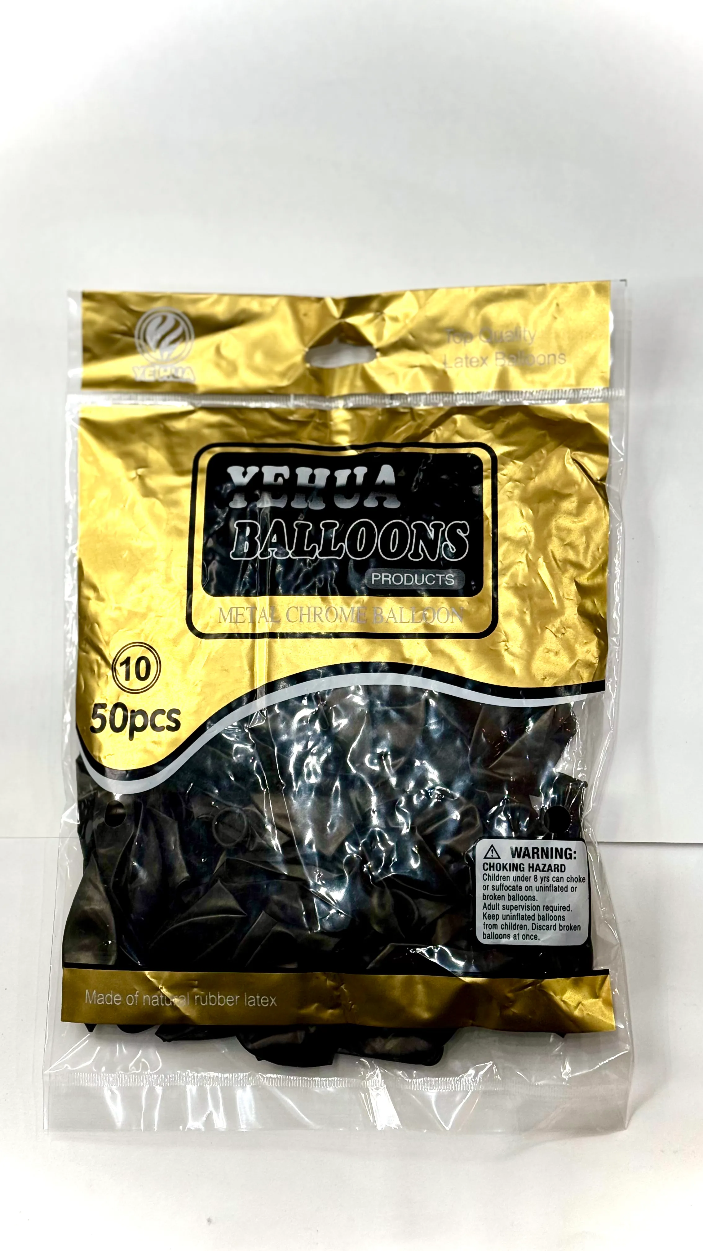 Globos Chrome x50 · negro