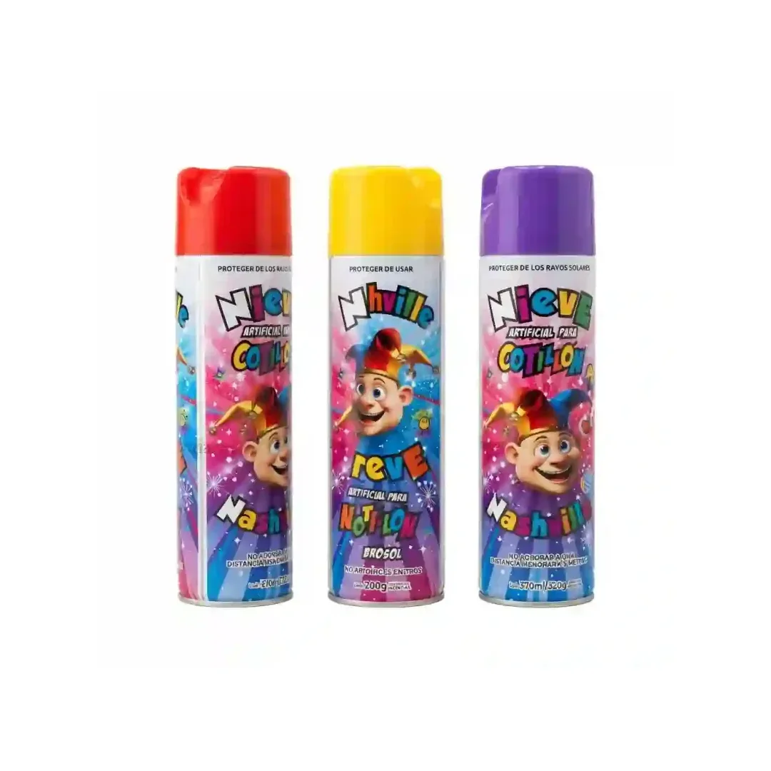 Nieve artificial en aerosol