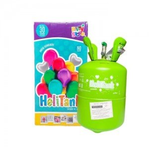 Tanque de helio para 30 globos de 9"