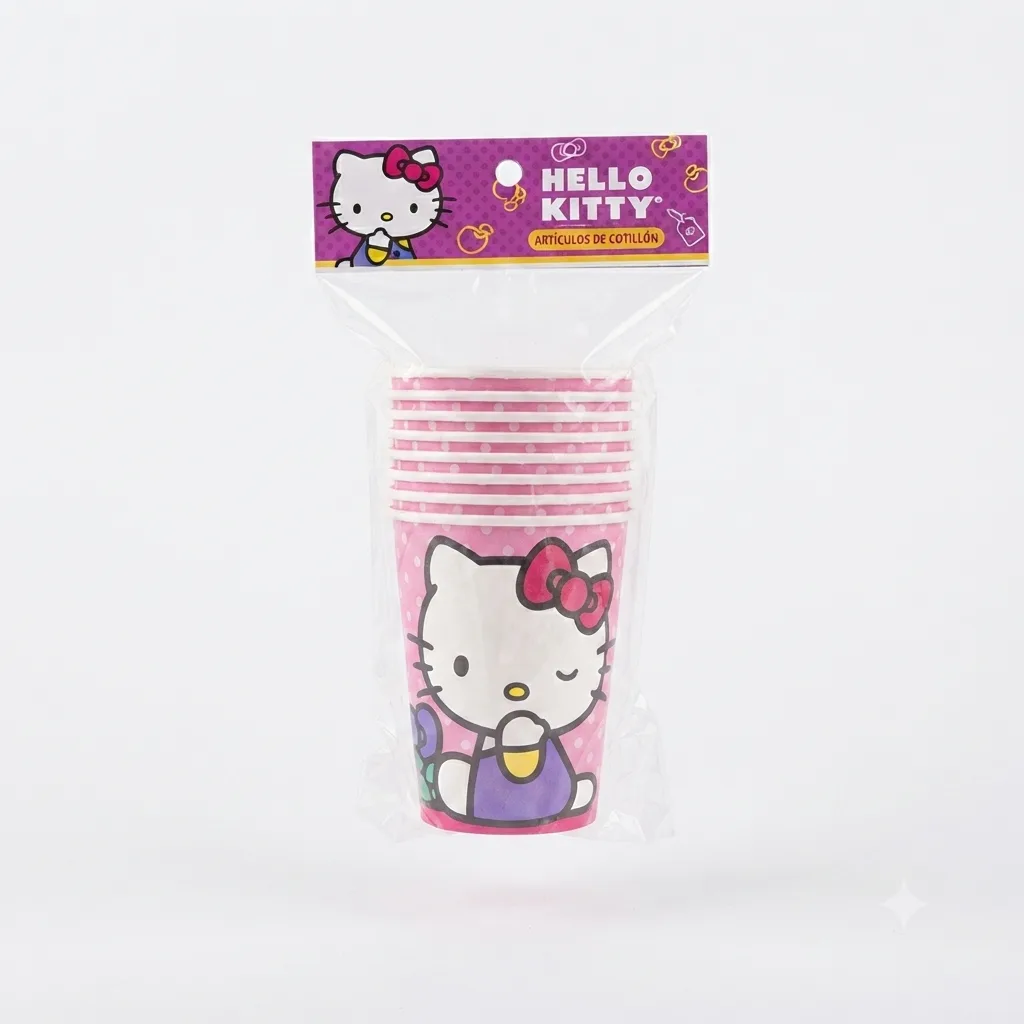 Vasos polipapel de Hello Kitty