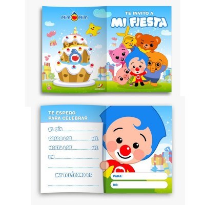 Invitaciones de Plim Plim