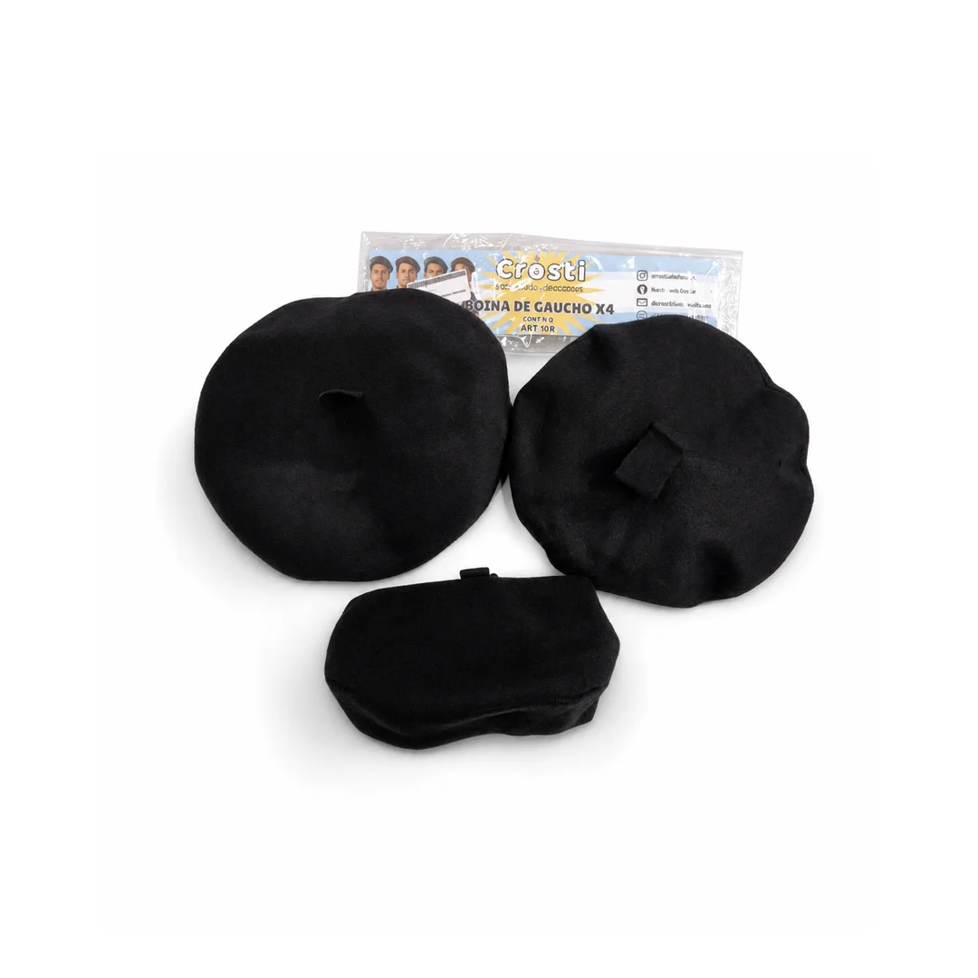 Boinas de gaucho negras