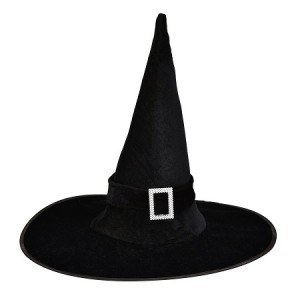 Gorro de bruja con hebilla