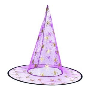 Gorro de bruja transparente