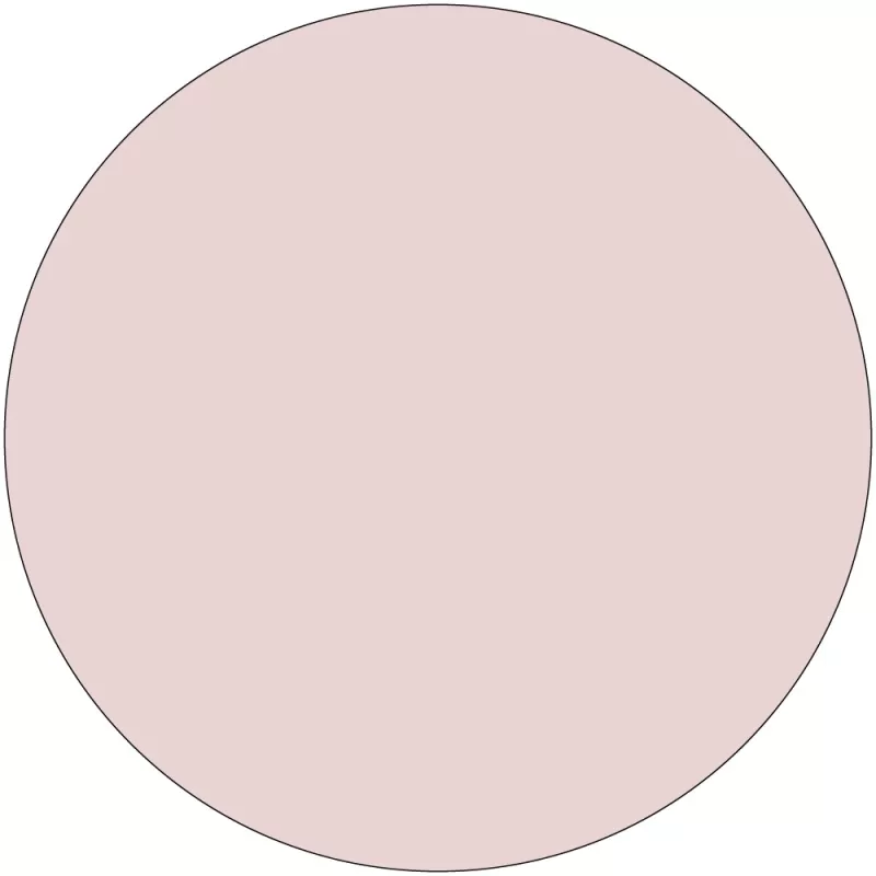 Individuales redondos de ecocuero · rosa
