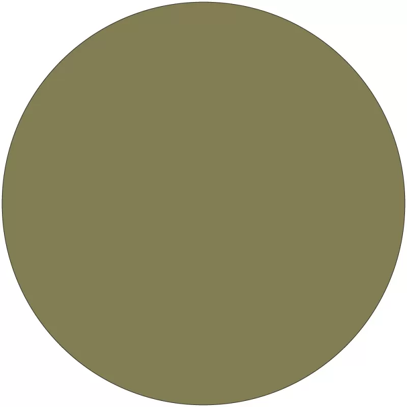 Individuales redondos de ecocuero · verde seco