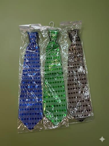 Corbatas de lentejuelas