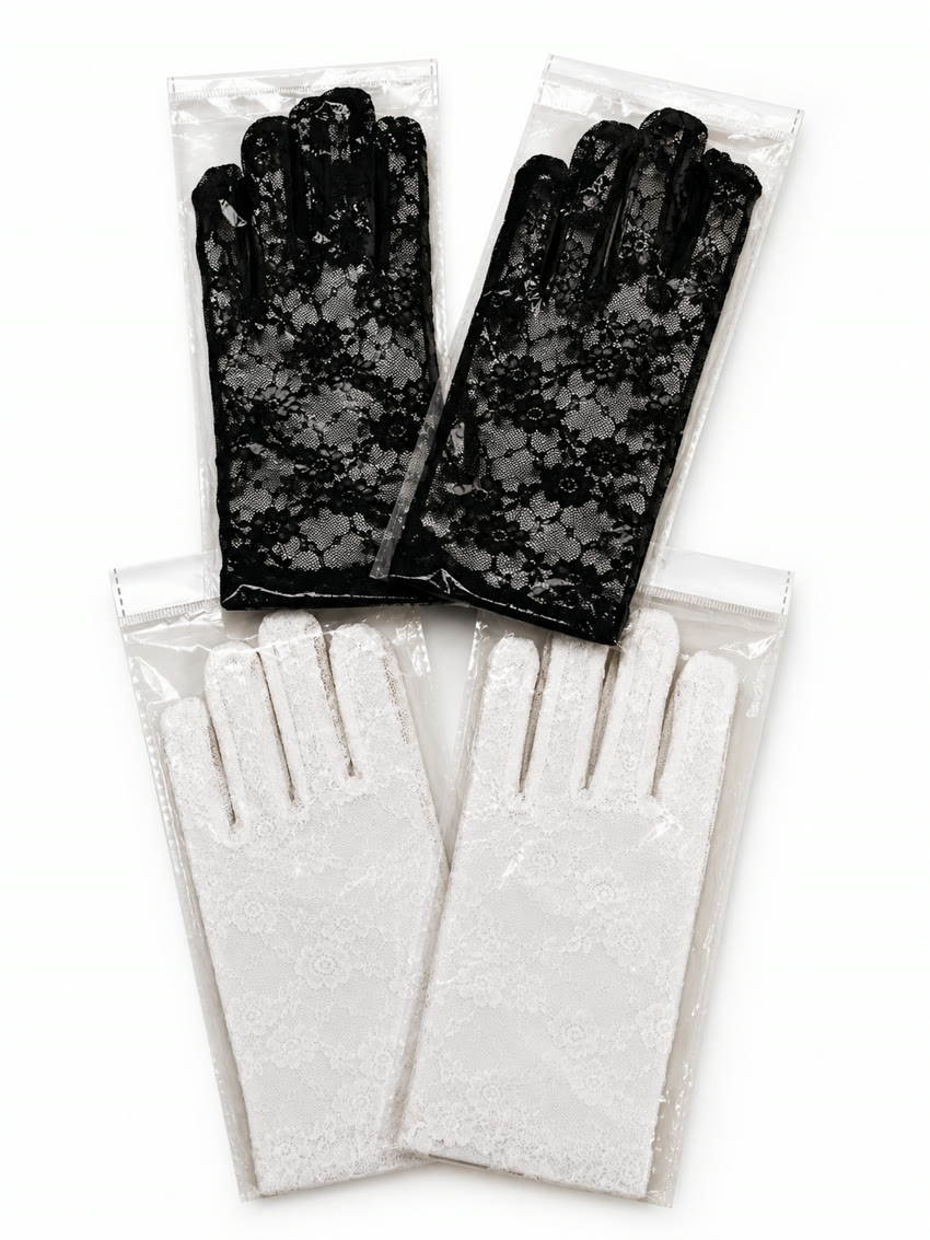 Guantes de encaje
