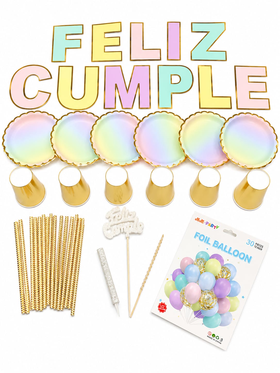 Combo Cumpleañero · multicolor