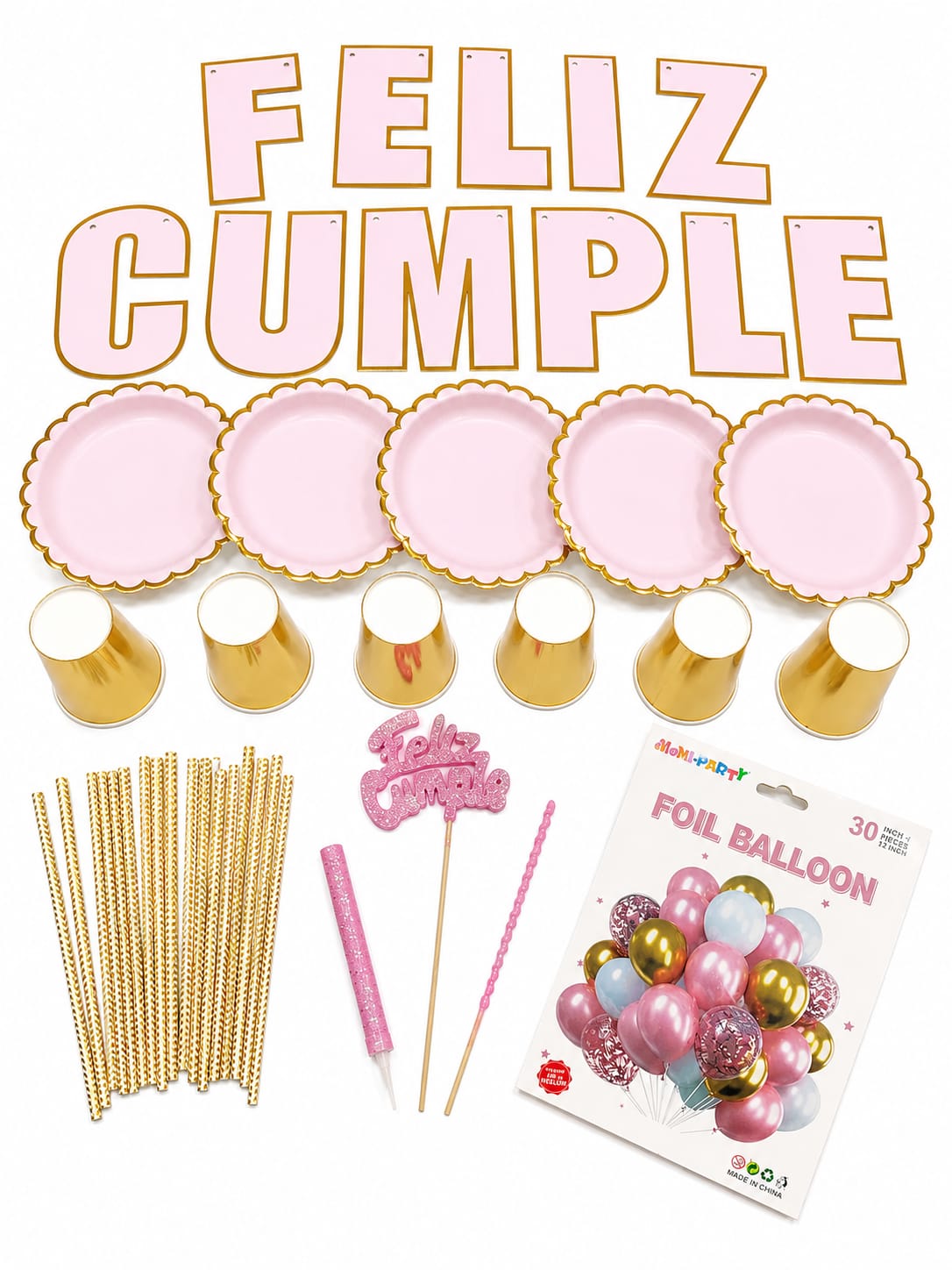 Combo Cumpleañero · rosa